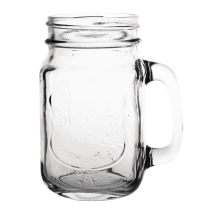Olympia Handled Mason Jar 450ml (Pack of 12) Olympia Handled Mason Jar 450ml (Pack of 12)