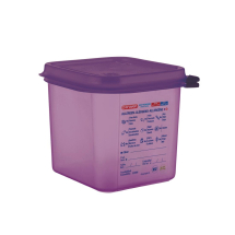 Allergen Polypropylene 1/6 Gastronorm Food Container 2.6L Allergen Polypropylene 1/6 Gastronorm Food Container 2.6L