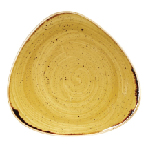 Churchill Stonecast Triangle P late Mustard Seed Yellow 192mm