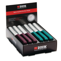 Dick Counter Top 40 Piece Util ity Knife Box Purple and Turqu