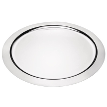Olympia Food Presentation Tray Stainless Steel Round 400mm