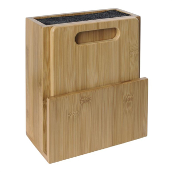 Vogue Wooden Universal Knife B lock and Chopping Board