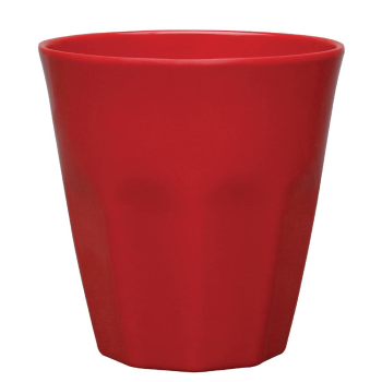 Kristallon Melamine Plastic Tumbler Red 290ml (Pack of 6) Kristallon Melamine Plastic Tumbler Red 290ml (Pack of 6)