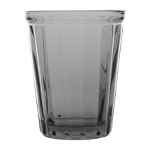 Olympia Cabot Panelled Glass T umbler Smoke 260ml