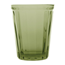 Olympia Cabot Panelled Glass T umbler Green 260ml