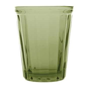 Olympia Cabot Panelled Glass T umbler Green 260ml