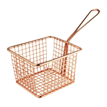 Olympia Large Square Chip Pres entation Basket With Handle Co