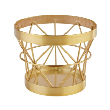 APS Plus Metal Basket Gold Bru shed 80 x 105mm