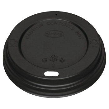 Recyclable Coffee Cup Lids Black 340ml & 455ml (Qty 50) Recyclable Coffee Cup Lids Black 340ml & 455ml (Qty 50)