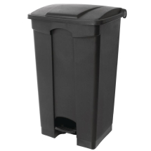 Jantex Kitchen Pedal Bin Black 65Ltr Jantex Kitchen Pedal Bin Black 65Ltr