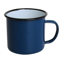 Olympia Enamel Mug Blue 350ml