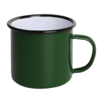 Olympia Enamel Mugs Green 350ml (Pack of 6) Olympia Enamel Mugs Green 350ml (Pack of 6)