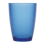 Kristallon Polycarbonate Blue Tumbler Pebbled 275ml (6 pack)