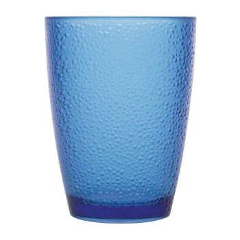 Kristallon Polycarbonate Blue Tumbler Pebbled 275ml (6 pack) Kristallon Polycarbonate Blue Tumbler Pebbled 275ml (6 pack)