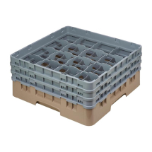 Cambro Camrack Beige 16 Compar tments Max Glass Height 174mm