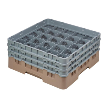 Cambro Camrack Beige 25 Compar tments Max Glass Height 174mm