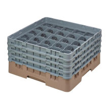 Cambro Camrack Beige 25 Compar tments Max Glass Height 215mm