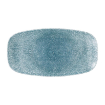 Studio Prints Raku Oblong Plate Topaz Blue 298mm(Pack12) Studio Prints Raku Oblong Plate Topaz Blue 298mm(Pack12)