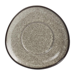 Mineral Triangular Cappuccino Saucer Grey Stone 150mm (6)