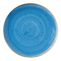 Churchill Stonecast Round Coup e Plate Cornflower Blue 217mm