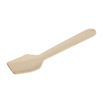 Biodegradable Wooden Ice Cream Scoop 96mm - Pack of 100