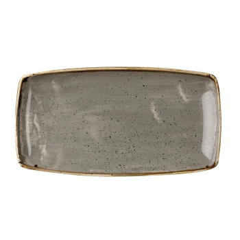 Stonecast Rectangular Plate Peppercorn Grey (Pack of 6) Stonecast Rectangular Plate Peppercorn Grey (Pack of 6)