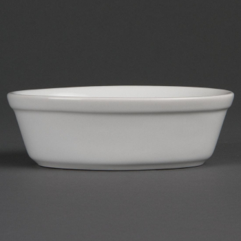 Olympia Whiteware Oval Pie Bowls 161mm (Pack of 6) Olympia Whiteware Oval Pie Bowls 161mm (Pack of 6)
