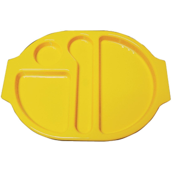 Kristallon Small Polycarbonate Food Trays Yellow 321mm (x10) Kristallon Small Polycarbonate Food Trays Yellow 321mm (x10)