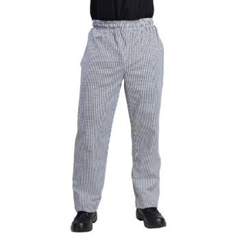 Whites Unisex Vegas Chefs Trousers Black& White Check XS Whites Unisex Vegas Chefs Trousers Black& White Check XS