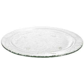 Olympia Round Glass Plates Cle ar 270mm