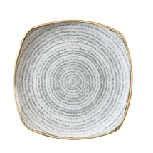 Churchill Studio Prints Charco al Grey Square Plate 252mm Churchill Studio Prints Charco al Grey Square Plate 252mm