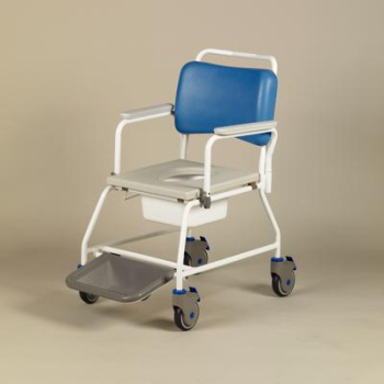 Atlantic Shower Commode Chair with Footrest 18 inch seat