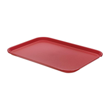 Cambro Fast Food Tray Red 410m m