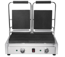 Bistro Contact Grill Dbl Ribbe DY994