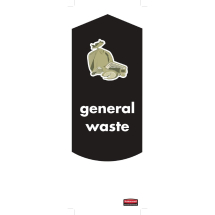 Rubbermaid General Waste Stickers