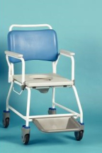 Atlantic Commode/Showerchair - 455mm 18inch - w/footrest