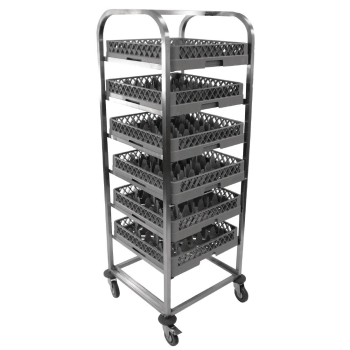 Craven Stainless Steel Dishwas her Basket Trolley Craven Stainless Steel Dishwas her Basket Trolley