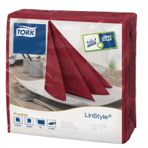 Premium Linstyle Dinner Napkin Burgundy 40x40cm 1/4 Fold(600) Premium Linstyle Dinner Napkin Burgundy 40x40cm 1/4 Fold(600)