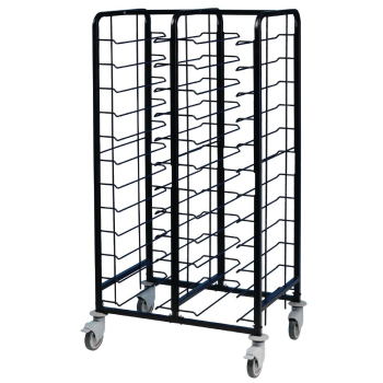 EAIS Powder Coated Enamel Clea ring Trolley 24 Shelves EAIS Powder Coated Enamel Clea ring Trolley 24 Shelves