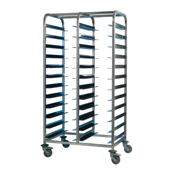 EAIS Stainless Steel Clearing Trolley 24 Shelves EAIS Stainless Steel Clearing Trolley 24 Shelves