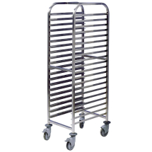 EAIS Stainless Steel Trolley 2 0 Shelves