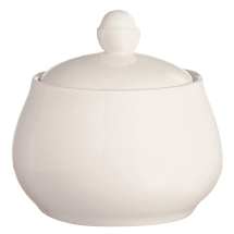 Chef and Sommelier Embassy Whi te Covered Sugar Bowls 300ml