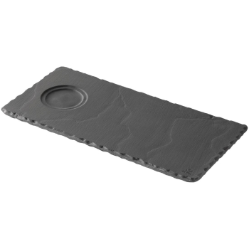 Revol Basalt Tray with Cup Ind ents 250mm