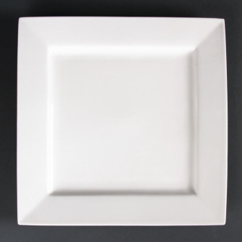 Olympia Lumina Square Plates White 265mm (4 pack) Olympia Lumina Square Plates White 265mm (4 pack)