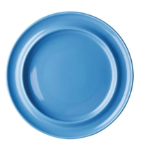 Heritage Raised Rim 10inch Plates Blue (Pack of 4)