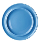 Olympia Heritage Raised Rim Plates Blue 253mm (Pack of 4)