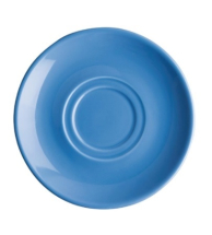 Olympia Heritage Double Well Saucer Blue 163mm (Pack of 6)