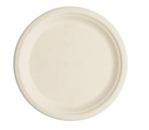 Compostable Nourish Moulded Plates Natural 9inch/226mm (500) Compostable Nourish Moulded Plates Natural 9inch/226mm (500)
