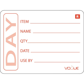 Vogue Prepped Product Removable Labels (Pack 500)