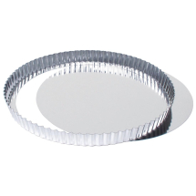 Fluted Quiche Tin With Removab le Base 24cm